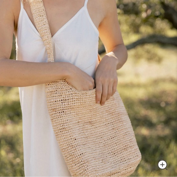 NWT Jenni Kayne Raffia crossbody bag - Picture 3 of 4